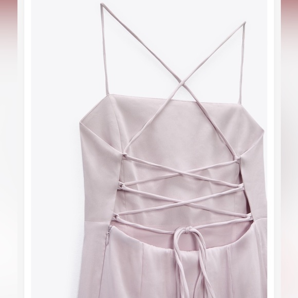 ZARA LINEN BLEND DRESS - Picture 7 of 15